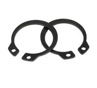 50-250pcs M3-M30 Black 65Mn External Circlips C-Clip Retaining Shaft Snap Rings Lock Washers C Type Outer Retaining Ring For Bearing Shaft(250PCS M10)
