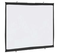 vidaXL Projection Screen 50 Inch Manual Matte White - Wall Hanging Projector Screen for Home Theater, Office, and Classroom Presentations