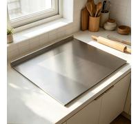 50*40CM*2MM 304 Stainless Steel Cutting Board, Countertop Chopping Boards, Heavy steel Cutting Board Duty Worktop,Easy to Clean,for Kneading Rolling Bread Meat Vegetable Fruit Baking Pizza (50*40)
