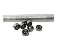 50-500pcs miniature bearing MR83-2RS 3 * 8 * 3mm R-830D deep groove ball bearings MR83 MR83RS 3x8x3 mm(500pcs)