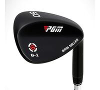 50/52/54/56/58/60/62/64 Degree Golf Sand Wedge Men Right Handed Golf Clubs Stainless Steel Wedge Cut Wedge Golf Wedges (black,62)