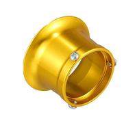 50/55mm Motorcycle Modified Carburetor Air Filter Cup Fit For Keihin OKO KOSO PWK Wind Cup Horn Cup(Gold 55mm)