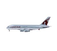 50.5CM 1/160 Scale For A380 QATAR Airplane Model W Light And Wheel Diecast Resin For Collection For Collection Gifts(No light)