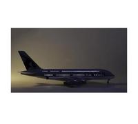 50.5CM 1/160 Scale For A380 QATAR Airplane Model W Light And Wheel Diecast Resin For Collection For Collection Gifts(With light)