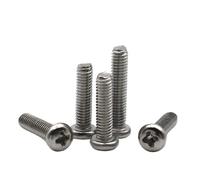 50-5pcs 304 Stainless Steel Cross Pan Head Round Head Machine Bolt Screws M2 M2.5 M3 M3.5 M4 M5 M6 M8(40mm,M3.5 (20Pcs))