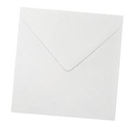 50 6" x 6" Square White Envelopes for Greetings Cards 155mm x 155mm Free Post - 100gsm Premium Thickness