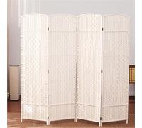 50 60 70 80 90 100 110 120 Cm Height Folding Privacy Screens Short, Short Foldable Screen Room Divider, Woven Wicker 4/5/6-panel Folding Privacy Room Divider Screen(6 pcs,H W 80cm x 30cm)