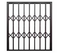 50 60 70 80 90 100 110 120cm Wide Window Bars Security Outside, Aluminum Alloy Foldable Sliding Windows with Locks for Children/Pet(W120xH150cm/48x59in)