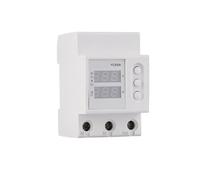 50/60hz 230 220V Din Rail Dual Display Adjustable Over Voltage Current and Under Voltage Protective Device Protector Relay