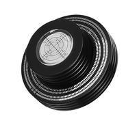 50 / 60Hz Turntable Record Stabilizer AntiVibration & Builts in Leveling for Perfect Balance Accurate Setups Professional Record Player Dampener