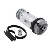 50/63 Four-jaw/Three-jaw Chuck Spindle Assembly Mini Lathe Woodworking Beads Machine Spindle Assembly DIY Lathe/Bead Machine(63-3)