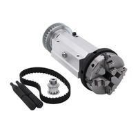 50/63 Three-jaw/Four-jaw Chuck Spindle Assembly Mini Lathe Woodworking Beads Machine Spindle Assembly 50 Three-jaw Chuck(Type1)