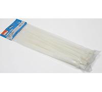 50 7.2mm x 300mm Cable Ties White