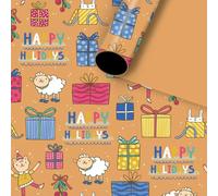 50 * 70cm Colorful Kraft Wrapping Paper Wedding Green Decoration Gift Wrap Artware Kraft Packing Paper Vellum Paper