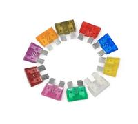 50/80/100pcs Car Fuses Medium Auto Blade Fuses 3A 5A 7.5A 10A 15A 20A 25A 30A 35A 40A AMP Truck Auto Fuse Assortment Set(50pcs)