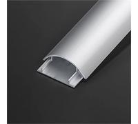 50 80 120 150 180 Cm Length Wire Guard Raceway/half Round Cord Cover, Aluminum Alloy Long Cable Concealer For Computer Desk/Home/School, Cable Shield Cord Cover(L W H 150cm x 47mm x 13mm)