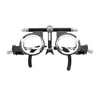 50-80 mm Adjustable Optical Trial Lens Frame, Optometry Trial Frame for Eye Testing, Professional Aluminum Alloy Trial Lens Frame with 4 - Lens Capacity and 360° Rotation, Lightw