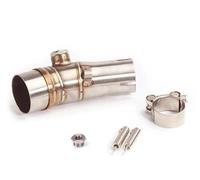 50.8mm Motorcycle Exhaust Pipe For Kawasaki For Versys 650 For Z650 For Ninja 650 Exhaust Middle Link Pipe Adapter Connector Exhaust Pipe Silencer