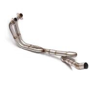 50.8MM Slip On Motorcycle Exhaust Header Link Pipe Muffler For Kawasaki For Ninja 400 250 2017-2022 Motorcycle tail pipe
