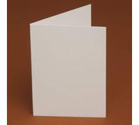 50 A5 Blank Pre Scored Smooth 250gsm Cards - (A4 Folded to Make A5 Cards) Craft, cardmaking, Wedding (Ivory Hammer 300gsm)