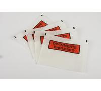 50 A7 Document Enclosed Printed Wallets/Envelopes/Pouch - Printed 4"x5" (100mm x 125mm) Approx
