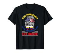 50% American 50% Venezuelan 100% Awesome Venezuela T-Shirt