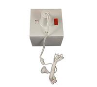 50 Amp Double Pole Ceiling Shower Isolator Switch complete with 47mm Deep Surface Mounted Pattress Box