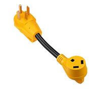 50 Amp to 30 Amp RV Adapter, Heavy Duty, Durable and Safe Plug with an Easier Grip and LED Indicator Light