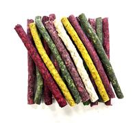 50 Assorted Munchy Rolls 5 inch x 9/10mm High Protein Dog Chews Treats LOD2