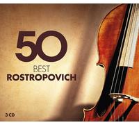 50 BEST ROSTROPOVICH - ROSTROPOWITSCH,MSTISLAV:BACH/BRAHMS/DVORAK/+ 3 CD NEW