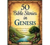 50 Bible Stories in Genesis: Word Search Puzzles for Bible Study and Scripture Learning (Bible Stories Word Search Puzzle Series)