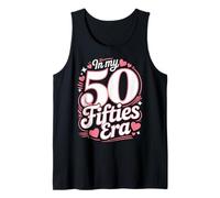 50. Birthday in My Fifties Era Vintage Retro 50Th Party Tank Top