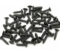 50 black guitar pickguard screws scratch plate for stratocaster telecaster jazz precision bass etc