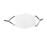 50 Blank Face Masks Sublimation White Medium Dye Design Reusable Adults Custom