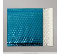 50 Blue Metallic Bubble Wrap Lined Padded Mailing Gift Envelope/Bag CD Size