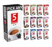 50 Bonini Coffee Pods Compatible with Nespresso Coffee Machines Pick Any 5 Packs from 11 Blends Including: Intenso, Ristretto, Eccelso, Forte, Classico, Decaf and so Many More
