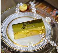 [50 Boxes] Gold Eid Mubarak Favour Boxes - Large Size! Qty Discounts! Laser Cut Ramadan