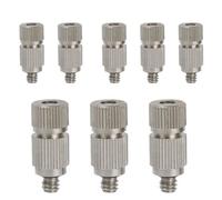 50 Brass ist nozzles for Outdoor Cooling systes, ist syste Nozzle 3/16 inch Wire 10/24 UNC (0.1-0.8 Hole) Three-Section Spray Head 0.2