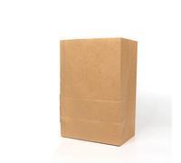 50 Brown Paper Bags Paper Bags with Base Kraft Paper Bags for Advent Calendar Easter Bags Craft Gifts Communion Nuts Bread Bags Biscuit Bags 30 * 15.5 * 10CM