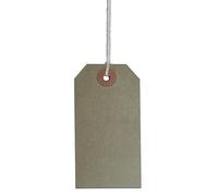 100 x Manilla Buff Strung Tags Tickets 96mm 48mm Luggage Labels