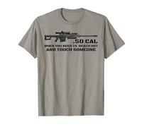 50 Cal Gun Love Rifle Funny Graphic Tshirt Men Women Pro Gun T-Shirt
