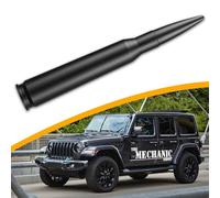 50 Cal Short Antenna for Jeep Wrangler Gladiator Sahara Rubicon Unlimited 4XE Models 2007-2023 Truck Radio Antenna Matte Black