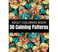 50 Calming Patterns: A Butterfly Mandala Coloring Book for Adults , Soothing Designs to Relax, Focus, and Unwind