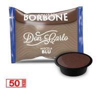 50 Capsules Caffè Borbone Blend Blue don carlo Compatible Lavazza A Modo Mio