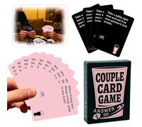 50-Card Couples Conversation Game - Sip or Spill Romantic Date Night Drinking Challenge, Portable Intimacy-Building Emotional Board Game for Anniversaries/Valentine’s Day