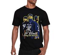 50 Cent Fifty G Unit Beg for Mercy Rapper Men's T Shirt Size XL Black
