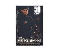 50 Cent Get Rich Or Die Tryin' Creative Waterproof Decorative Paintings Free of Framing Directly Pasted with Moisture-proof And Anti Fouling Materials Living Room Bedroom Hanging Paintings Artistic Se
