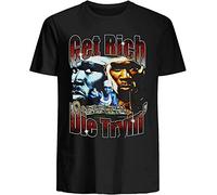 50 Cent Get Rich Or Die Tryin Vintage Men T-Shirt Black Unisex Tee M