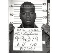 50 Cent Mugshot Photograph 8 X 10 - Magnificent 1994 Mug Shot Portrait - Rap legend - Busted In New York - Hip Hop Icon - Rare Photo - Poster Art Print