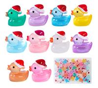 50 Christmas Ducks Miniature christmas Decorationsm Xmas Party Bag Fillers
